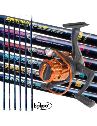 Kit Pesca Trota Canna e Mulinello Pesca Recupero-Pescaloccasione