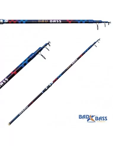 Canna da pesca Bad Bass Mad Black Telescopica-Pescaloccasione