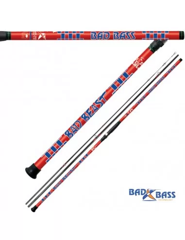 Fishing rod 3 Piece Bad Bass Bad Beast 4.60 meters 130 gr