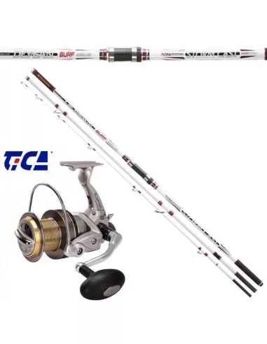 Kit Pesca Surf Canna Deylan Trabucco + Mulinello Scepter Tica-Pescaloccasione