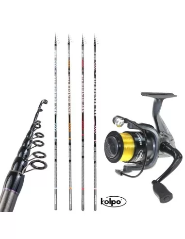 Lake Trout Fishing Kit Rod Reel Sky Bender Nanga