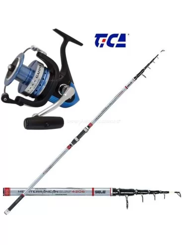 Surf fishing Combo Kit Beach fishing rod with reel Tica