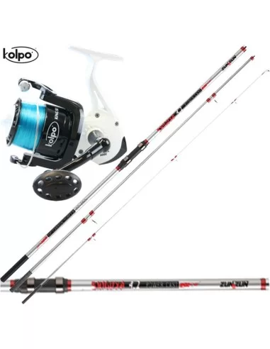 Shiguya Surf fishing rod and Reel 8000 kolpo Wire 420 200gr