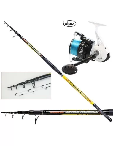 Fishing kits Beach Ledgering fishing rod Trabucco Andromeda Reel Kolpo