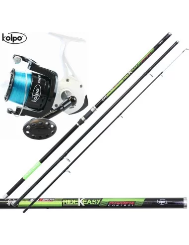 Three piece Rod with reel 8000 Surfcasting fishing kit and thread