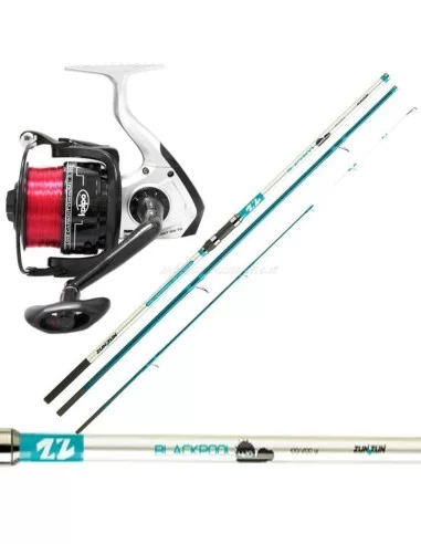 Fishing Rod Reel combo surf fishing 7000 and three sections with Thread