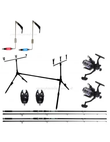 Kit Pod 2 1 2 2 Rods Reels bite alarms Carp 2 Bite Indicator