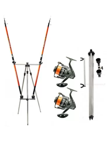 Surf Kit 2 Canna Long Beach 2 Kolpo Tripod Reel