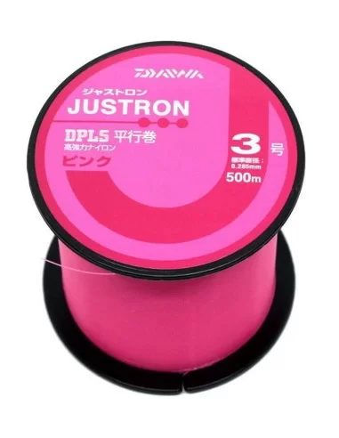 Daiwa Justron Fishing Wire Pink 500 mt