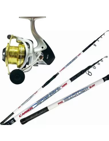 Kolpo Kit Fishing Surf Beach High Carbon Rod Kimi 7000 Reel Module