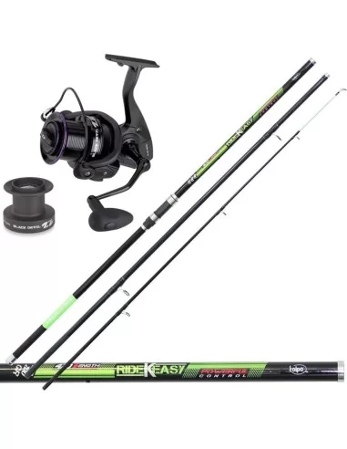 Kit Surfcasting Completo Canna 4.20 m Mulinello 8000 Doppia Bobina-Pescaloccasione