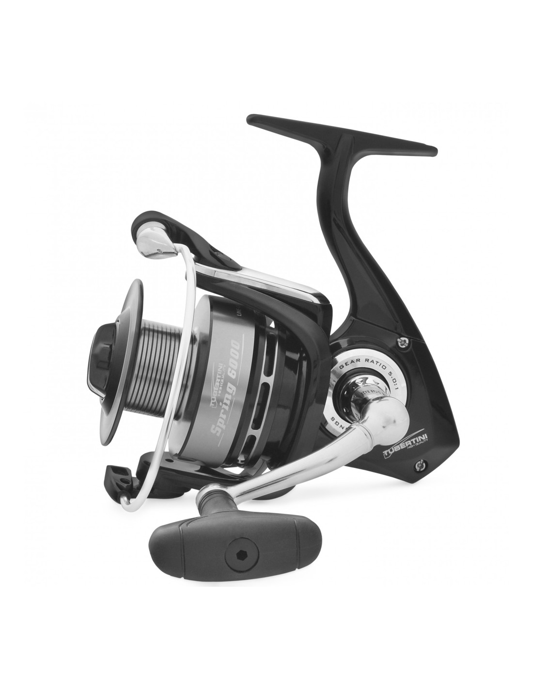 Tubertini Spring Fishing Reel 5 Bearings Oversized Coil