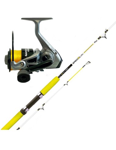 Combo Seppia Special Boat Rod + Nanga Reel + Line