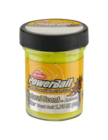 Berkley Powerbait Glitter Trout Bait Sunshine Batter for Sinking Anise Trout