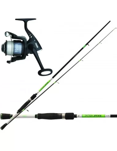 Tatler Kit Pesca Spinning con Canna 2.40 mt Mulinello e Filo-Pescaloccasione