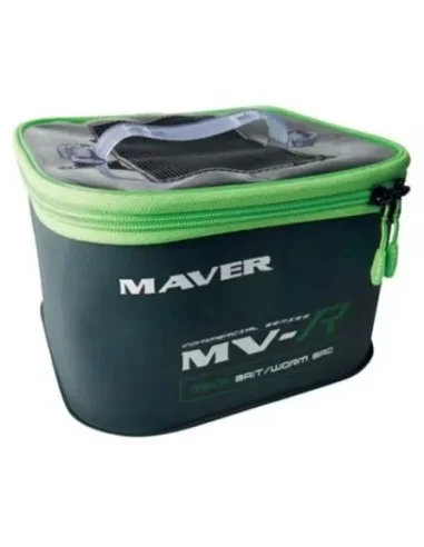 Maver Mega Bait Worm Bad Bag in Eva Door Baits Perforated Lid