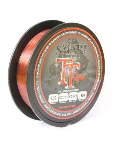 Maver Smart TT Red Fluorine Fishing Wire 600 mt