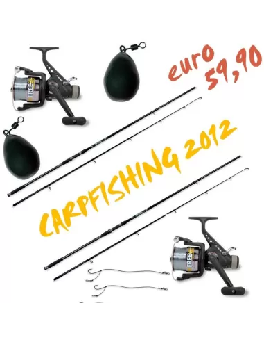 Carp Kit: 2 Rods 2 Reels