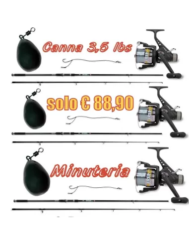 Carp Kit: 3 3 reels Rods hardware