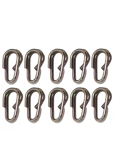 Kolpo Oval Ring Carabiner for Beams and Ballast 10 pcs