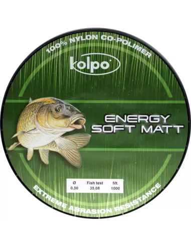 Filo da Pesca Energy Soft Matt Special Carp Kolpo 1000mt-Pescaloccasione