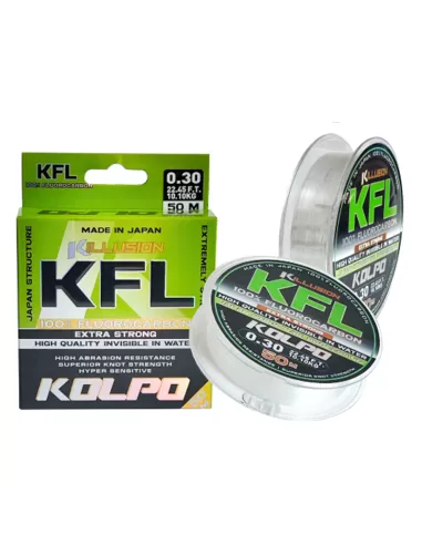 Kolpo KFL Fluorocarbon Invisible in Water with High Resistance 50 m