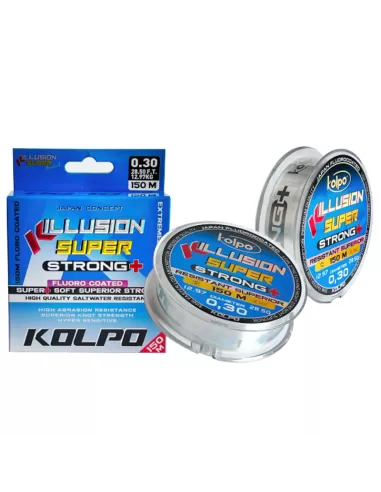 Kolpo Killusion Super Strong+ Filo da Pesca Fluorocoated Resistant Superior 150 mt