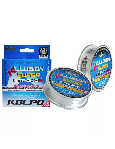 Kolpo Killusion Super Strong+ Fluorocoated Resistant Superior Fishing Line 150 m