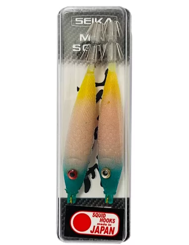 Seika mini squid soft silk per la pesca di calamari e seppie 9 cm 2pz col.38