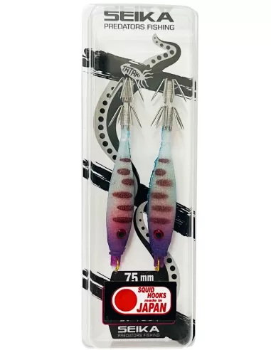 Seika mini squid soft silk per la pesca di calamari e seppie 7.5 cm 2pz col.201