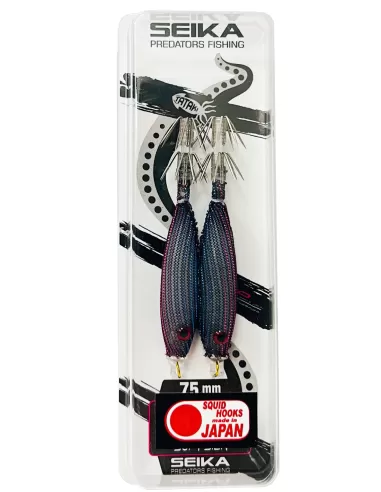 Seika mini squid soft silk per la pesca di calamari e seppie 7.5 cm 2pz col.205