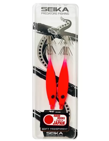 copy of Seika Mini Squid Soft Trasparent per la pesca a calamari e seppie 75 mm 2 pz