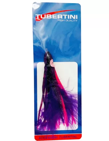 Tubertini Marabou Octopus esca artificiale per la traina leggera 10 cm purple