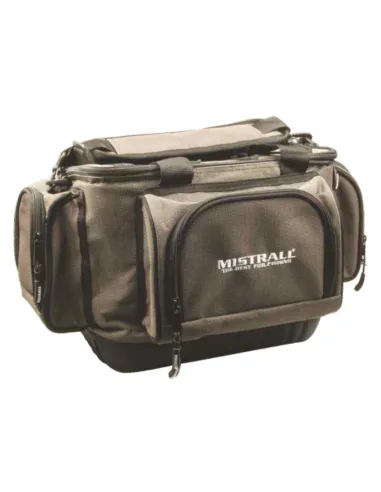 Mistrall borsa porta accessori da pesca fondo rigido 48x30x26 cm