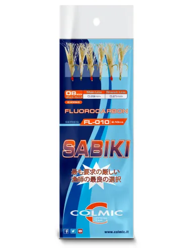 Colmic sabiki FL-010 con fluorocarbon