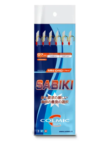 Colmic sabiki MN-040 realizzato con pelle di pesce