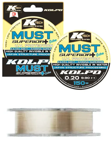 Kolpo Must high quality monofilament fishing line for reels and lines 150mt