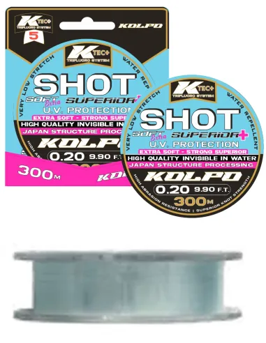 Kolpo shot monofilament fishing line of the highest quality perfect for all fishing 300mt