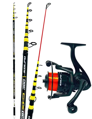 Kolpo Kit Pesca Surfcasting Canna 150 gr + Mulinello Arya surf 7000