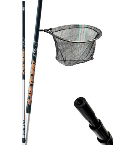 Full carbon 3 Pole landing mt and head with Nylon NET