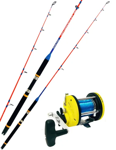 Kolpo combo da pesca dalla barca traina costiera Kolpo Laguna Troll + Kolpo Sottovento BT