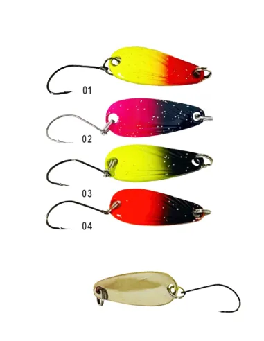 Yamashiro artificiale da pesca spoon per il trout area 3 gr