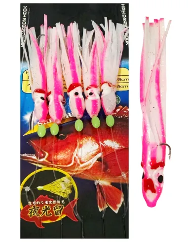 Kolpo ready line with octopus 6 cm for fishing from the boat thread 140 cm