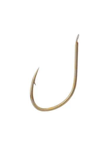 Tubertini fishing hooks series 206 oxid gold medium shank recessed tip 25pcs