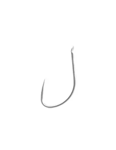 Tubertini fishing hooks series 802 nickel plated with spade medium shank medium wire 25pcs