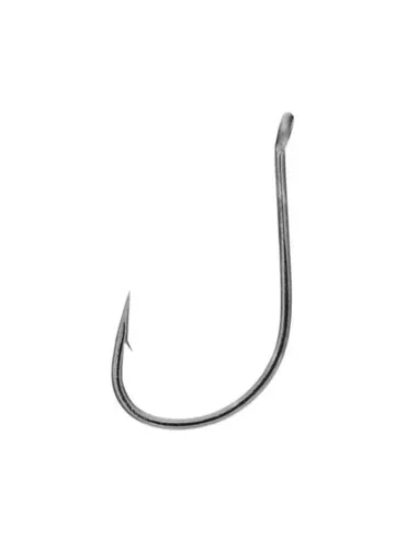 Tubertini fishing hooks series 229 black chrome medium shank medium wire with eyelet