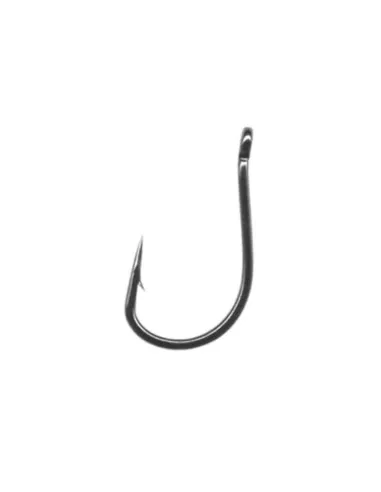 Tubertini fishing hooks series 871 black chrome with eye medium shank medium wire