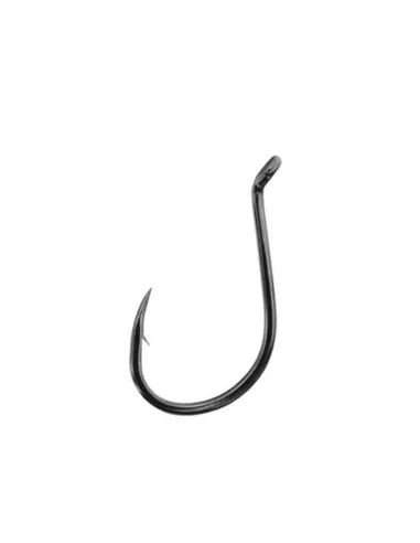 Tubertini fishing hooks series 5590 with eye turned backwards medium shank thick wire