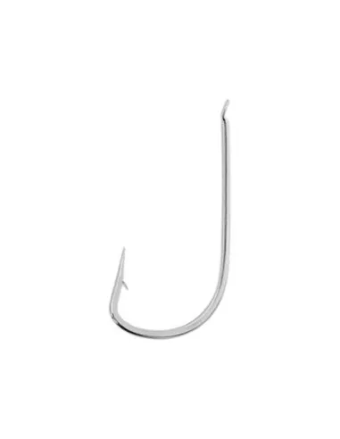 Tubertini fishing hooks series 37 ST with spade crooked shank round wire 25pcs