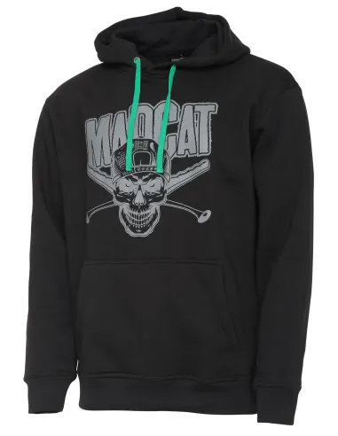 MadCat Skull Hoodie Felpa Pescatore